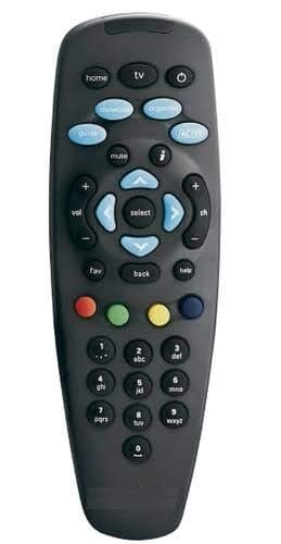 Compatible Remote for HD Set Top Box- Universal Remote Control (Also Works with All TV, Black)