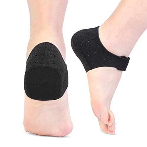 Thicker Heel Cushion Cups for Heel Pain【Updated Version】, Plantar Fasciitis Heel Spur Relief Products, Heel Supports Inserts, Heel Protectors for Pressure Sores (L(W:10-13/M:8.5-13), Black2)