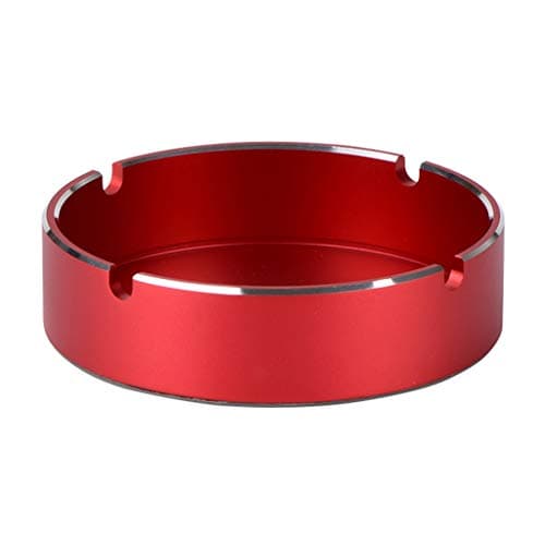 Longay Aluminum Alloy Steel High Temperature Resistant Drop Resistant Round Design ASHT (Red)