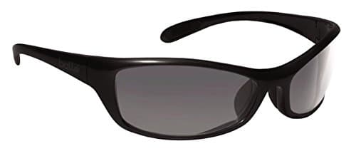 Bollé Safety 253-SR-40067 Safety Spider Eyewear with Dark Gunmetal Nylon + TPE Frame and Smoke Lens