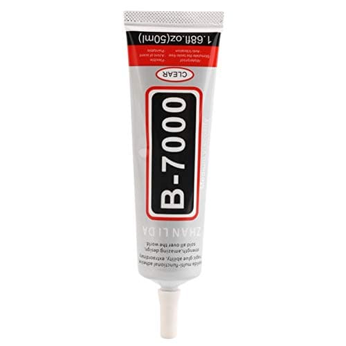 Adhesive Glue,50ml B-7000 Practical Super Strong Adhesive Glue with Needle for Mobile Phone DIY Shell Rhinestones