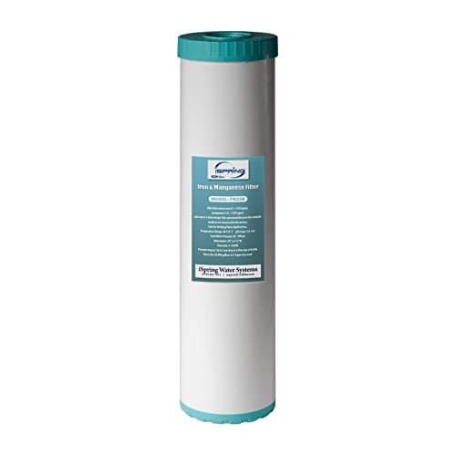 iSpring FM25B 4.5" x 20" Big Blue High Capacity Iron Manganese Reducing Replacement Water Filter