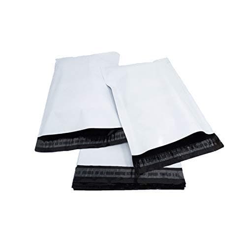 50 White Plastic Postal Mailing  Bags  - Quality Seal  Polythene  Self Seal Postage Post Mail  Bags  (170mm x 260mm)