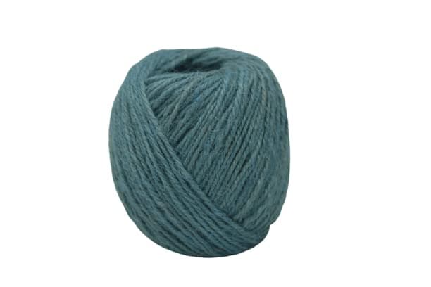 Klera Colored 75 Meter Jute Twine - 2mm Diameter/150 Gram/ 3 Ply - Eco-Friendly Natural Jute String Rope (Turquoise )