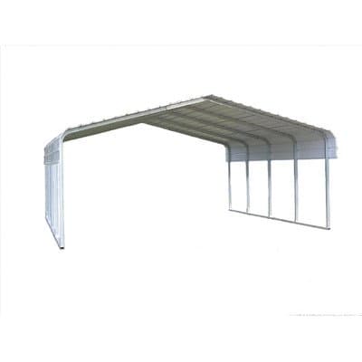 Classic 18 Ft. W x 20 Ft. D Car Port Color: Blue