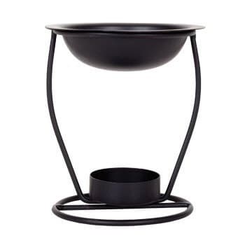 Black Iron Oil Warmer 3.5" X 3.75"(set of 2)
