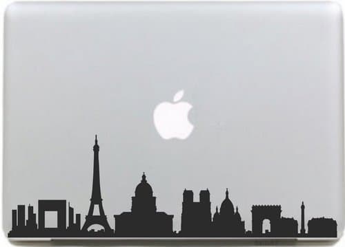Sykiila City Skyline Creative Decorative Decals Stickers Air Pro Laptop Stickers Current 13 inches