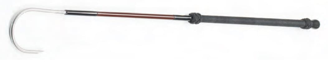 Aftco GAFF44BRWN Fiberglass Gaff --Handle 4-foot/4-inch Hook