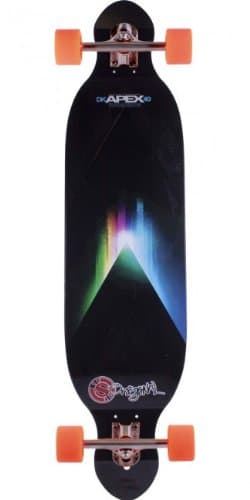 Original Apex 40 Diamond Drop Complete Longboard Skateboard With Paris Trucks, Metro Motion Wheels
