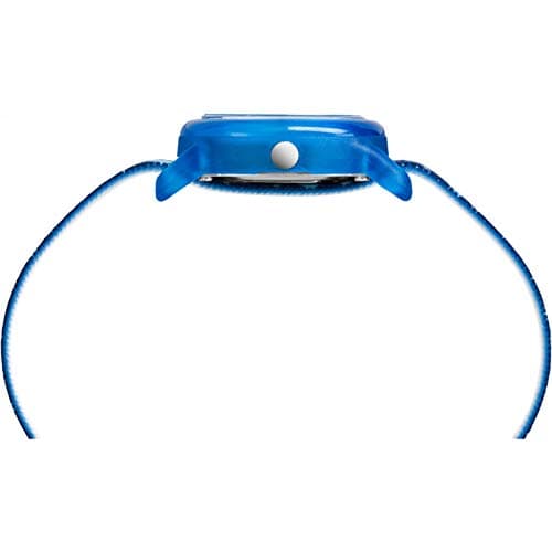 Timex TIME Machines 29mm Blue/Yellow Stripe Elastic Fabric Kids Watch