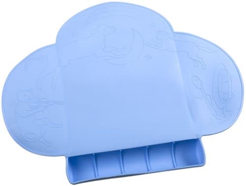 Kiddopotamus Tinydiner Placemat, Blue (Discontinued by Manufacturer)