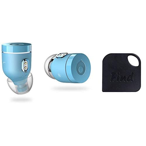 Crazy Baby Air Nano True Wireless Bluetooth Earbuds, Pink And Sensegiz Find Personal Gps Tracker Blue - Cr-Pinkandfind-Blu