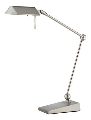Holtkoetter 9603LED Two-Tone LED Table Lamp with Two Independent Dimmers, Satin Nickel by Holtkoetter