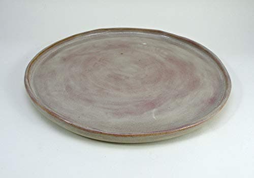 pizza plate STONEWARE clay High Fire Glaze Handmade plate dishwasher safe, microwave safe