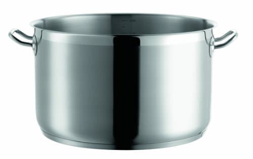 Domestic Professional 811015 Professional Meat Pot 32 cm 18/10 Stainless Steel / 0.7 mm / Induction / Litre Scale