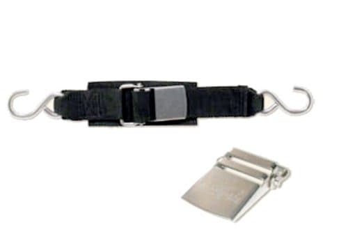 BoatBuckleIndiana Marine Kwik-Lok S.S. Transom Tie Down 2''X4'