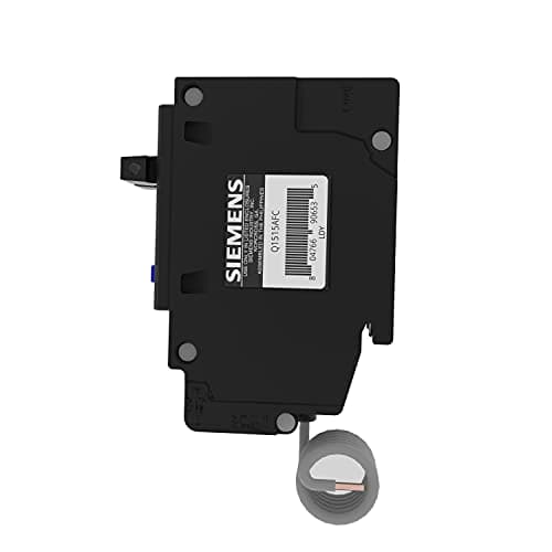 Siemens Q1515AFC 15A 120V 1-Pole Tandem CAFCI Type QTA Circuit Breaker, Black