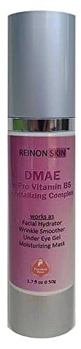 [REinONSkin] DMAE + Pro Vitamin B5 Revitalizing Complex : Facial Hydrator, Wrinkle Smoother, Under Eye Gel, Moisturizing Mask. Improve the Skin Texture and Elasticity. This Provides Free Radical Protection and Clinically Proven Skin Firmer. Paraben Free Wrinkle Serum. 1 fl (50ml).