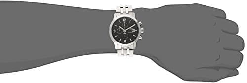 Tissot T055.427.11.057.00 Men's Automatic Chronograph Watch Stainless Steel, Grey/Black, Bracelet