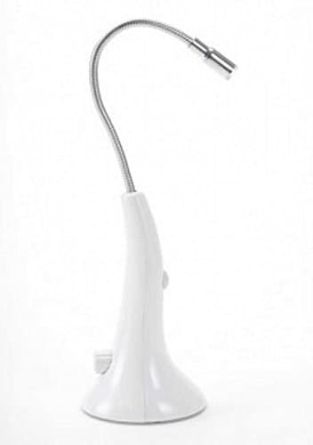 Portable Motion Detecting Dusk-to-Dawn Blue LED Night Light (white)