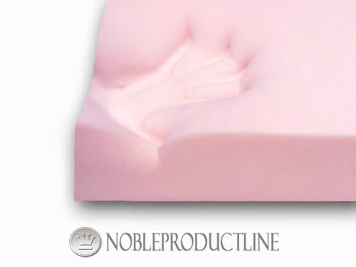 NOBLEPRODUCTLINE 3" 5lb Visco Elastic Memory Foam Mattress Topper Queen Size