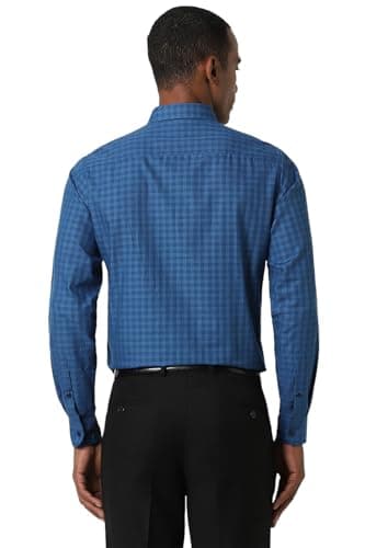 Peter England Men Polycotton Solid Slim Fit Shirt