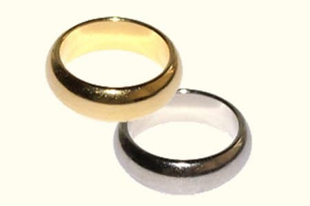 Magnetic PK Ring Silver Colour - Small 18mm