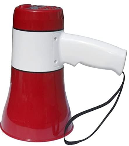 MAXCART 30 Watts Handheld Megaphone - Built-in Siren, MP3 Player, Bluetooth with 240 Seconds Voice Recording Function (1501)