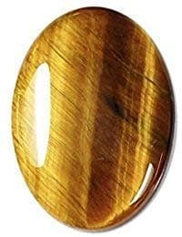 Kirti GemsOriginal Tiger Eye Stone 5 Ratti Rashi Ratna Natural and Certified by GEMOLOGICAL LABORATORY OF INDIA Precious Gemstone Unheated and Untreated Top Quality Gems for Astrological Purpose,,