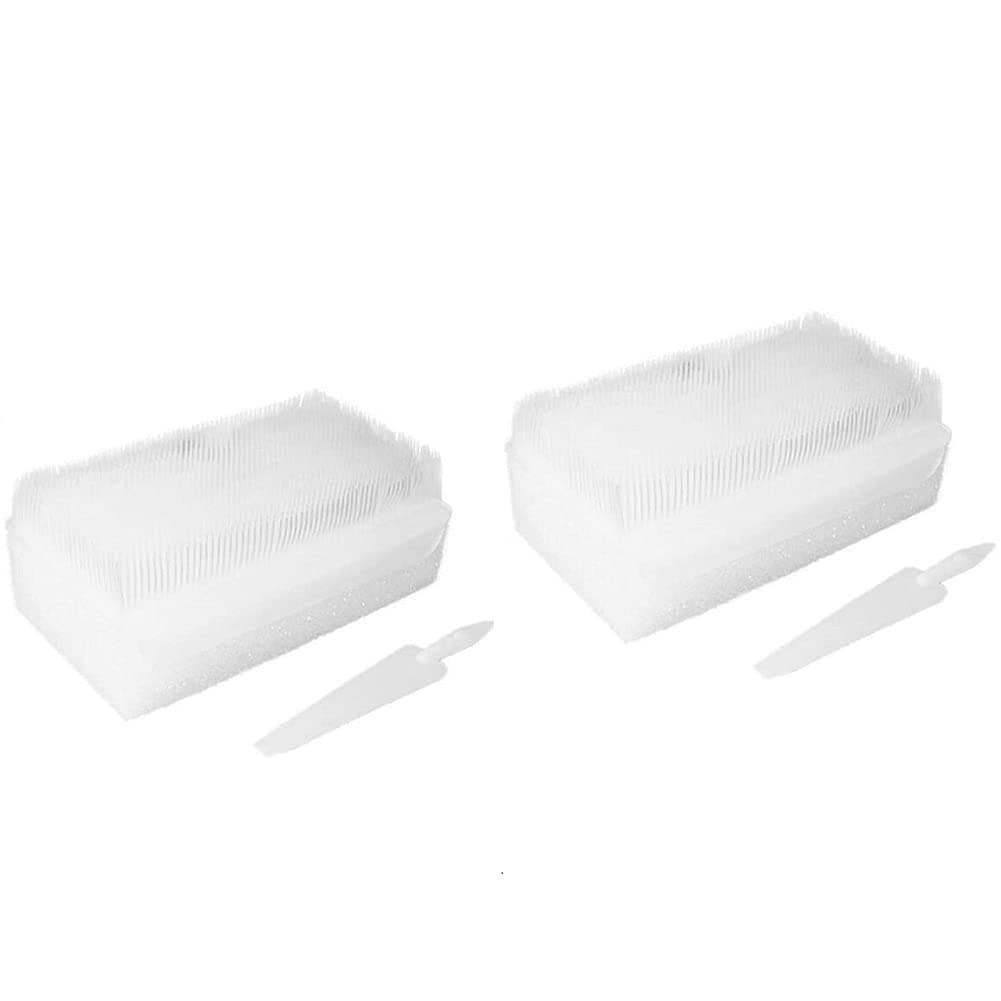 2pcs Disposable Surgical Scrub Brush Sterile Sponge Brushes with Nail Clippers Blister Packing Surgical Brushes Hands Cleaning Scrubber Double-Sided Cleaning Scrub Brush
