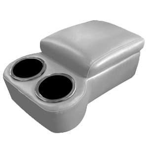 Car Console & Drink Holder- Lt Graphite