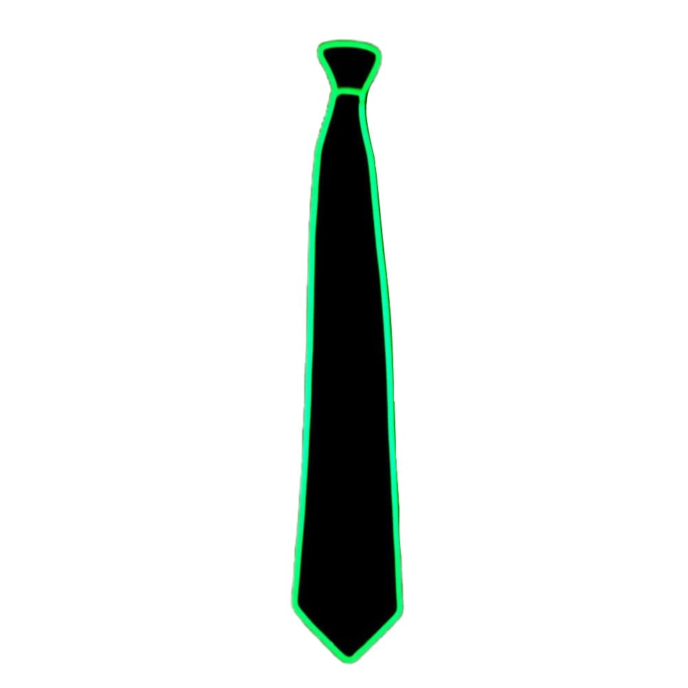 KacenrayLED Necktie Adjustable Light Up Tie, Novelty Necktie Party Glowing LED Tie