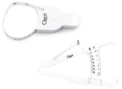 The Ozeri Body Tape Measure and Body Fat Test Caliper Combo Pack