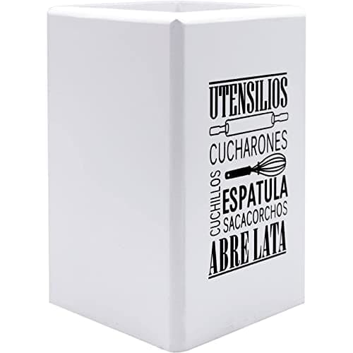 Cutlery Caddy Rack Holder, Kitchen Utensils Crock Organiser, Fork Spoon Knifes, Tidy Kitchen Accessory for Home