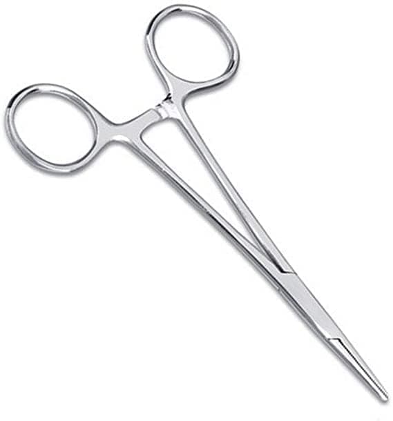 Mediwave Mosquito Forceps Straight Surgical Instrument Stainless Steel (Geramn Fine Quality) (Mosquito Forceps Straight -3.5 inch)