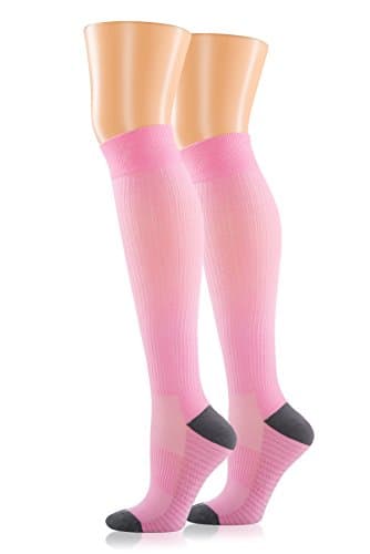 Compression Socks for Men and Women. Medical Graduated Compression 15-20 mmgh. Moderate Support Stockings, Great for Nurse, Pregnancy, Athletic, Running, Flight Travel, Shin Splint Recovery