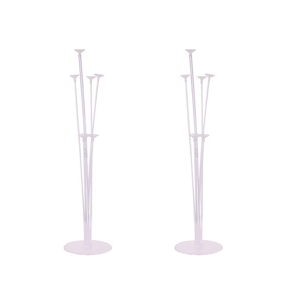 Mazaashop Balloon Stand Clear Reusable Table Desktop Balloon Holder for Wedding, Birthday, Party Decoration Balloon Accessories
