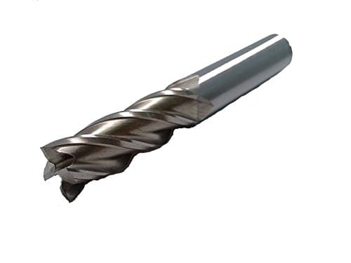 10mm 4 Flute HSS AL Square End Mill, High Speed Steel Flat End Cutter D1025D1070L