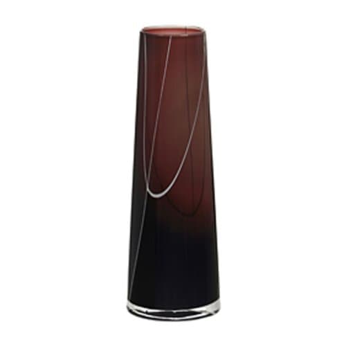 Kosta Boda Barcelona Vase, Brown/White