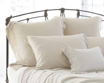 SDH Legna Classic Sheets- 100% Italian Wood Fiber, King Fitted, Cloud