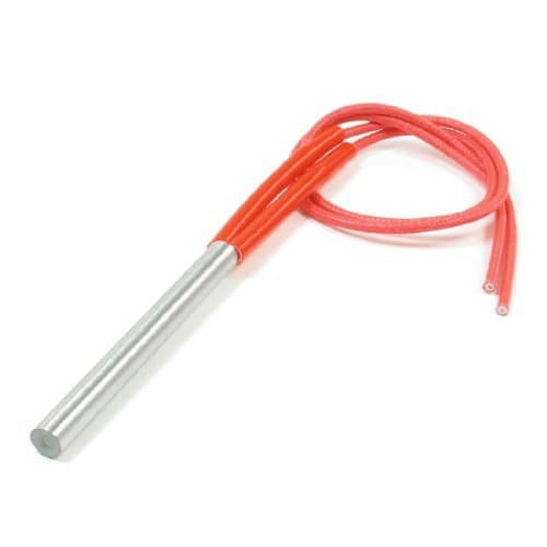 Dimart AC 110V 250W 6mm x 60mm Cartridge Heater Heating Tube Element Red Silver Tone