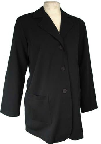 Black Three Button Blazer - Maternity