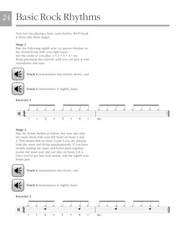 Absolute Beginners - Electronic Drums | Beginner Drum Sheet Music and Step by Step Instruction | Drum Method Book with Online Audio | Learn Drumming for Rock Funk & Metal | Percussion Songbook
