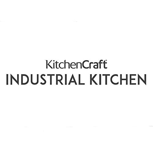 KitchenCraft Industrial Kitchen Folding Kitchen Storage Trolley with Wooden Butcher's Block, 8 x 51 x 9 cm (31.5" x 2" x 35.5")