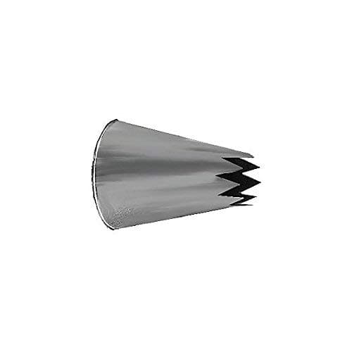 Ateco # 828 - Open Star Pastry Tip .63'' Opening Diameter- Stainless Steel
