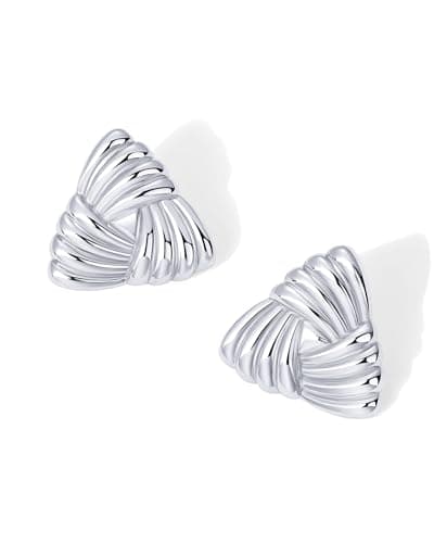 PAVOI 14K Gold Plated Vintage Stud Earrings for Women | Trendy Statement Jewelry