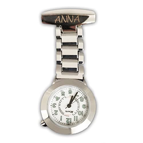 Personalised Engraved Nurse Watch Diamante Fob Carer Graduation Mothers Day Gift Custom Name Gift for Her