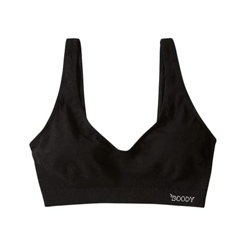 Boody Body EcoWear Women's Padded Shaper Bra Organic Bamboo Wireless Seamless Light Bra W/Removable Padding Soft Comfortable