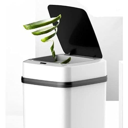 Shreya impex Touchless Stylish Motion Sensor Dustbin with Lid| Automatic Plastic Trash Cau for Outdoor, Home, Office, Hotel, Bathroom, Kitchen (S5)