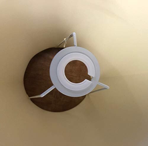 22" TRADITIONAL FULLY LINED CREAM/GOLD LAMP SHADE